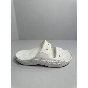 0115 Crocs Classic White Sandals-US 8 Mens, 10 Womens